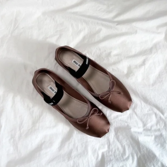 Satin Ballet Flats